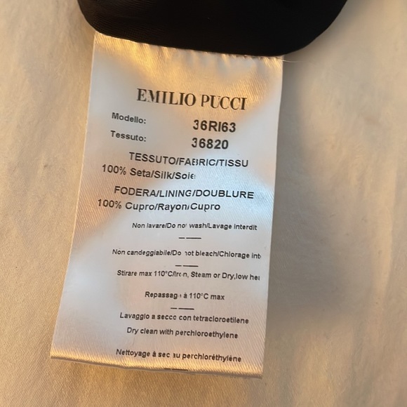 Emilio Pucci Printed 3/4-Sleeve Dress - Picture 7 of 7